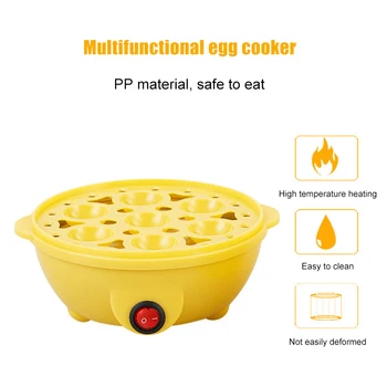 

7-Capacity Egg Cooker Egg Boiler Electric Hard Boiled Egg Maker with Auto Shut Off Noise-Free PAK55