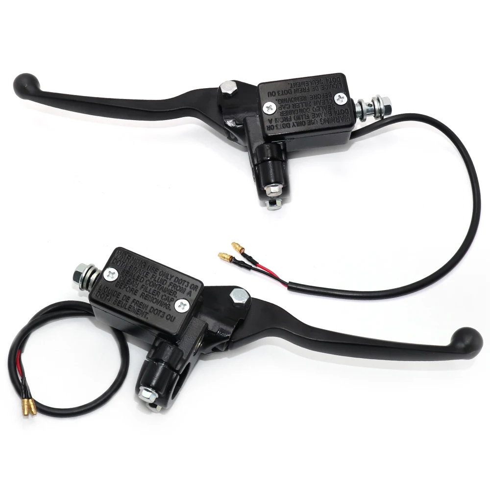 Motorcycle Dirt Pit Bike Front Master Cylinder Hydraulic Brake Lever Right For Scooter Front Brake Pumps Lever