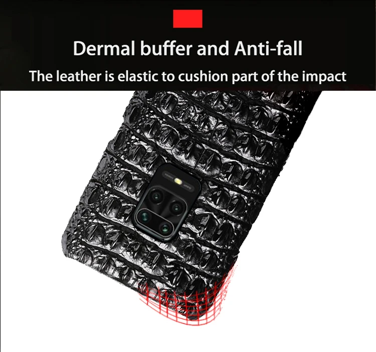 phone cases for xiaomi Leather Phone Case For Xiaomi Redmi Note 9S 8 7 6 5 K30  Mi 9 se 9T 10 Lite A3 Mix 2s Max 3 Poco F1 X2 X3 F2 Pro Crocodile Back xiaomi leather case custom