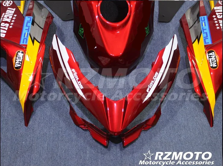 Лакированные мотоциклетные Обтекатели части для kawasaki Ninja400 EX400 все виды цветов № 3007