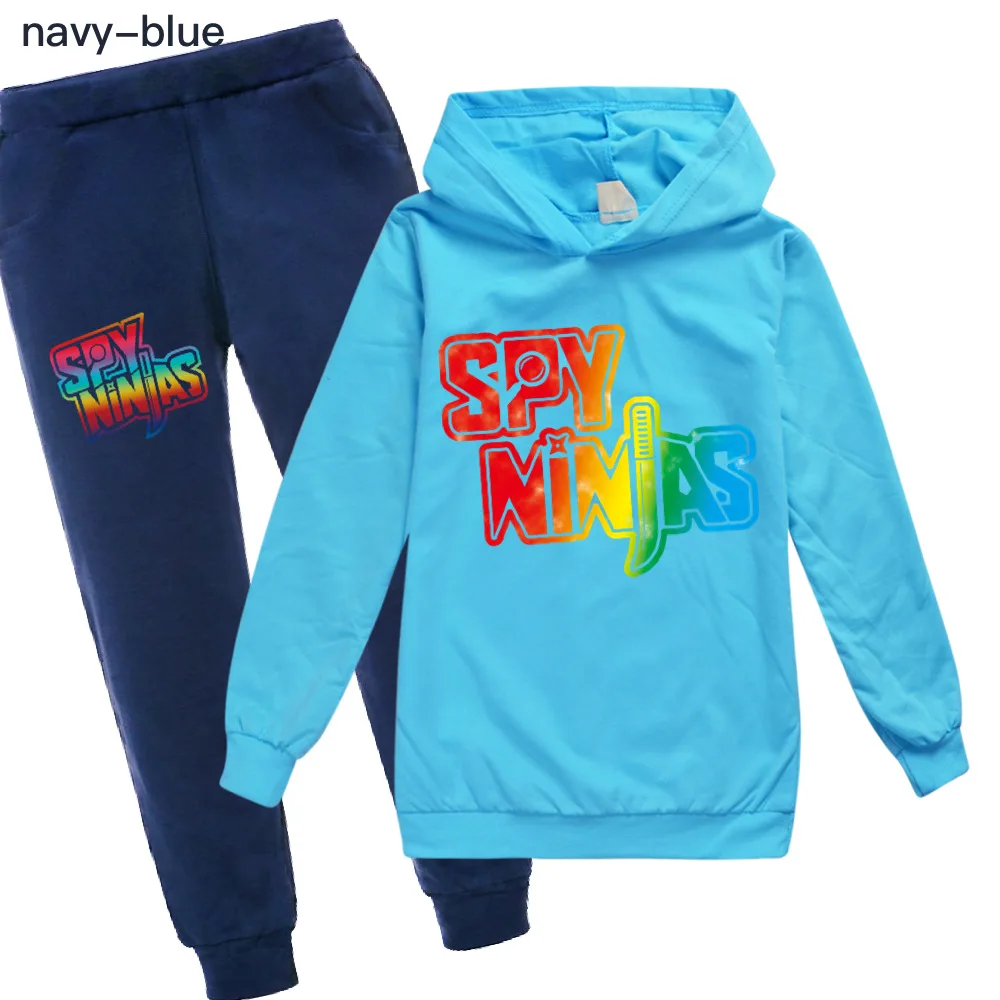 Moda Ragazzi Abbigliamento Primavera Autunno Abbigliamento Per Bambini Tute Sportive Spy Ninjas Set Bambini Ragazzo Ragazze Tute Sportive Tute Ragazzo