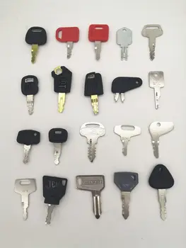 

20key For Hitachi JD Komatsu Caterpillar Bobcat Kubota Takeuchi JCB Yanmar volvo Free Shipping