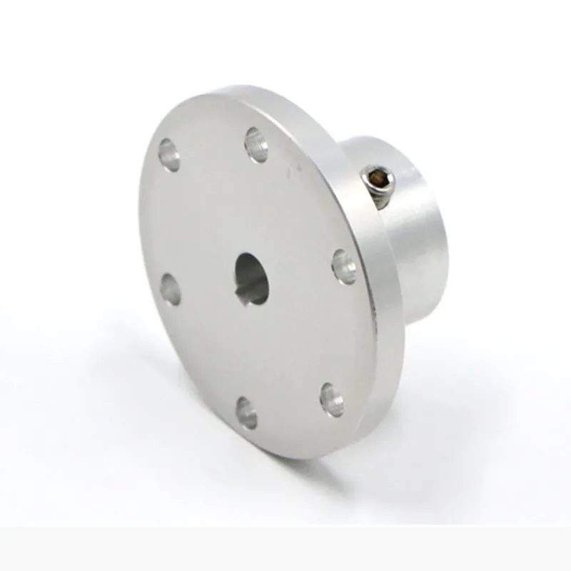 Flange Connector Flange Coupling High-strength aluminum alloy Omni wheel diameter 5 6 8 10mm 12 14 15 16 18 mm keyway coupling
