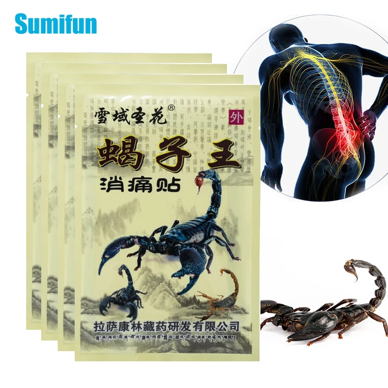 Scorpion venom medical plaster 8pcs arthritis shoulder knee joint pain relieving patch rheumatoid treatment sticker health care