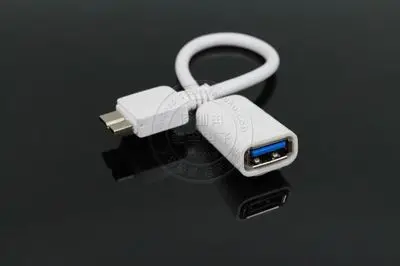 Micro USB 3,0 type B штекер к USB 3,0 A Женский адаптер OTG конвертер кабель для samsung для планшета и смартфона