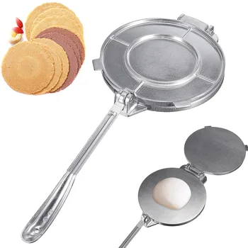 

Tortilla Maker Press Pan Heavy Restaurant Commercial Aluminium Tortilla Pie Maker Press Tool Home Appliance Part-35