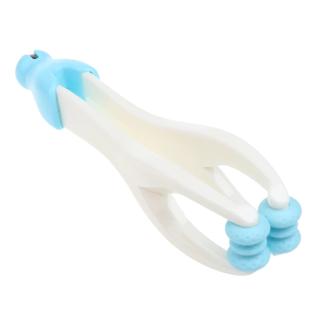 Lightweight Travel Finger Massager Hand Toe Joint Massage Handheld Trigger Point Double Roller Massage Tool