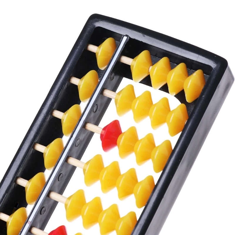 Abacus Soroban Beads Column Kid School Learning Tools Educational Math Toys