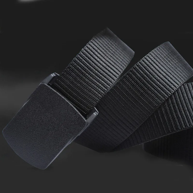 Wild-men-Canvas-Belt-Гипоаллергенный-металл бесплатно пластик Автоматическая пряжка Танк шаблон Одноцветный холщовый ремень Cintura