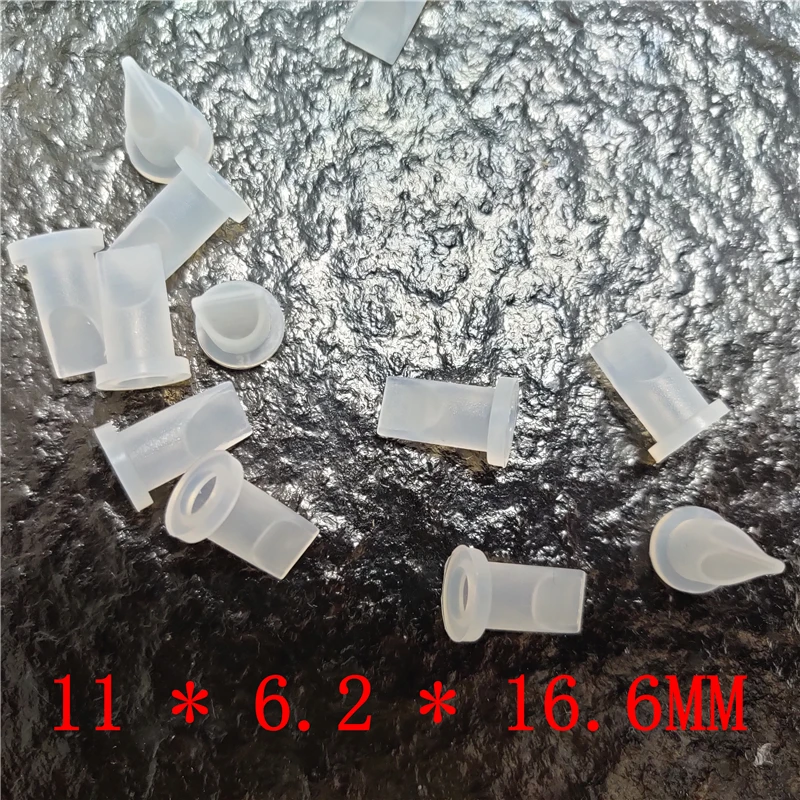 100PCS 11 * 6.2 * 16.6MM Food Grade Silicone Duckbill Valve Breast Pump Check Valve Coffee Machine Check