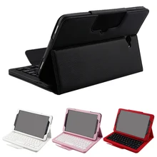 Besegad Беспроводная Bluetooth Клавиатура Защитный чехол кронштейн для 10,1 дюймов samsung Galaxy Tab A T580 T585 T 580 585 планшет