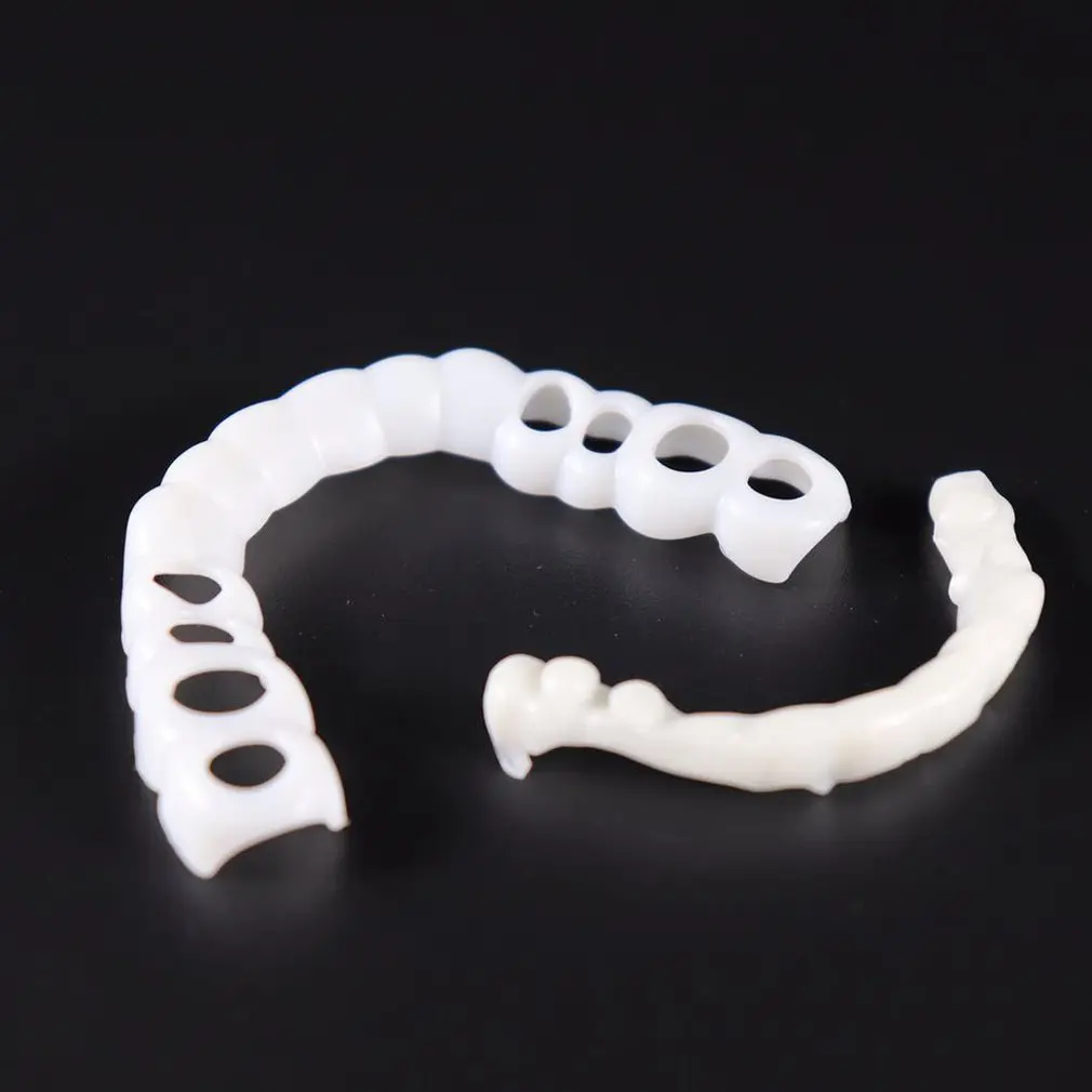 Идеальный Смайл оснастки кронштейн верхние зубы моделирование брекеты Отбеливание Набор второго поколения Силиконовые Моделирование зубные протезы - Цвет: set  oppen