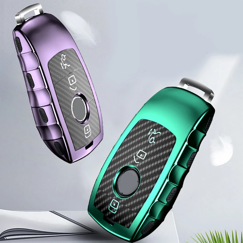 2019 новый ТПУ + карбоновый автомобильный чехол для пульта дистанционного