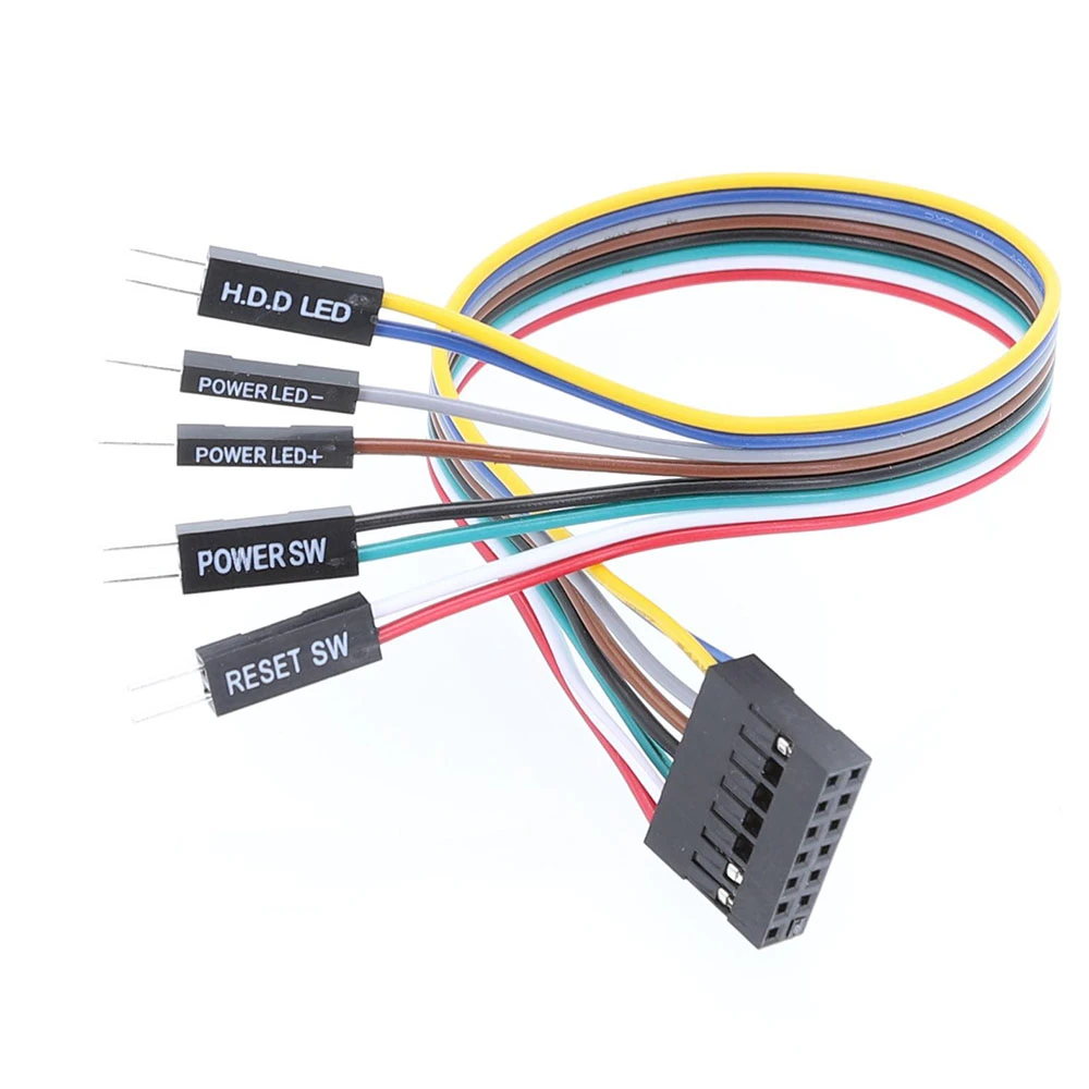 マザーボード電源スイッチデュポンアダプタケーブル 8pin Atx マザーボード Pc ホストシェルフロントパネル センチメートル Computer Cables Connectors Aliexpress