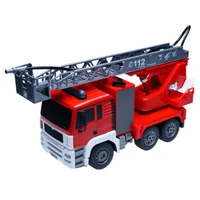 Large Simulation Water Jet Fire RC Truck Ladder Telescopic Workbench Rotating Water Spray Engineering Vehicle Toy Boy Kid Gift 2