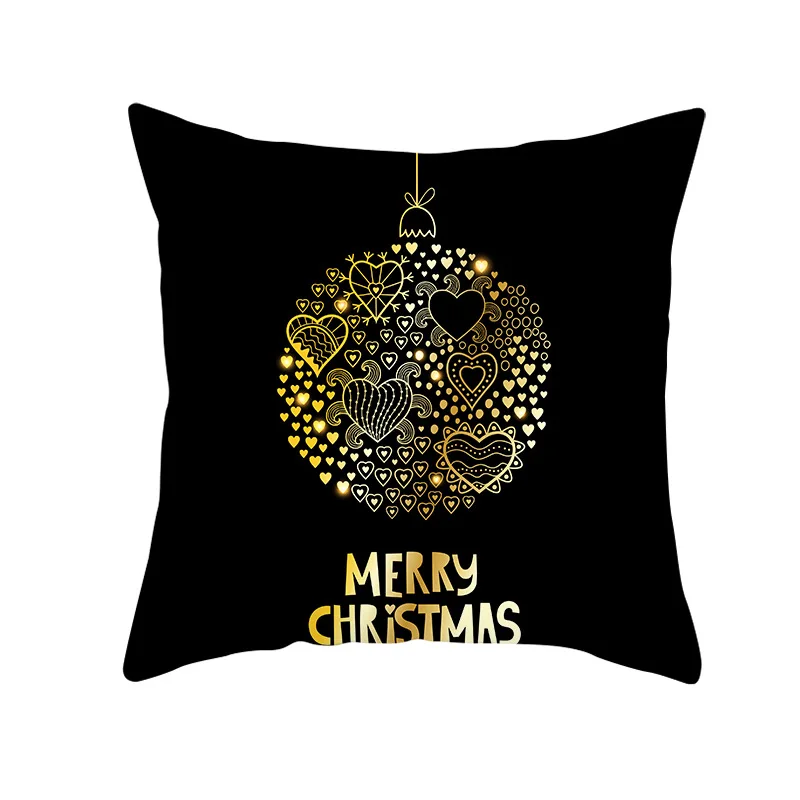 Рождественское покрытие в стиле Санта-Клауса, подушка, Рождественское украшение для дома, новогодний декор Natale, рождественский подарок - Цвет: 35