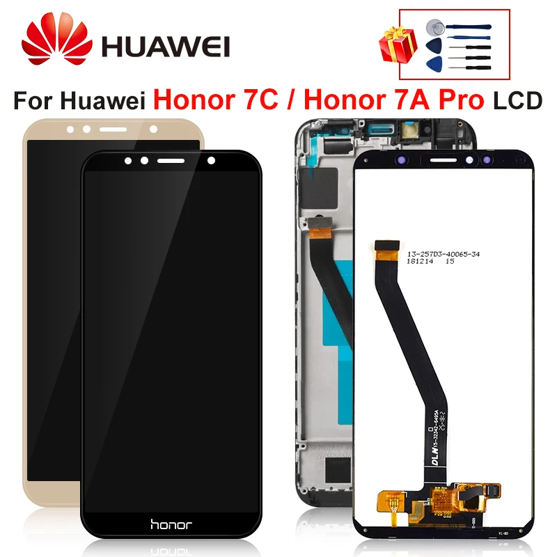 Для HUAWEI Honor 7C 7A PRO LCD Aum L41 Pro L49 ЖК дисплей сенсорный экран дигитайзер в сборе детали для Huawei ATU LX1 / L21|Экраны