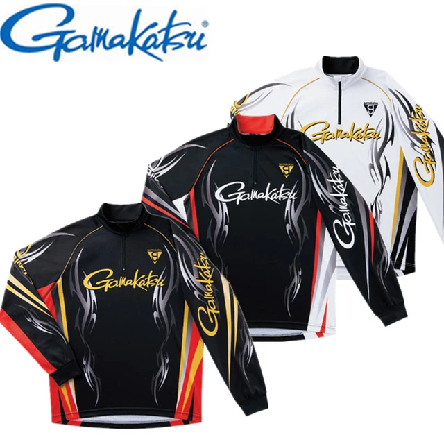 US $32.39 GAMAKATSU Fishing Long Sleeve Clothes Anti-UV Sunscreen Breathable Quick Dry Outdoors Sports Summer