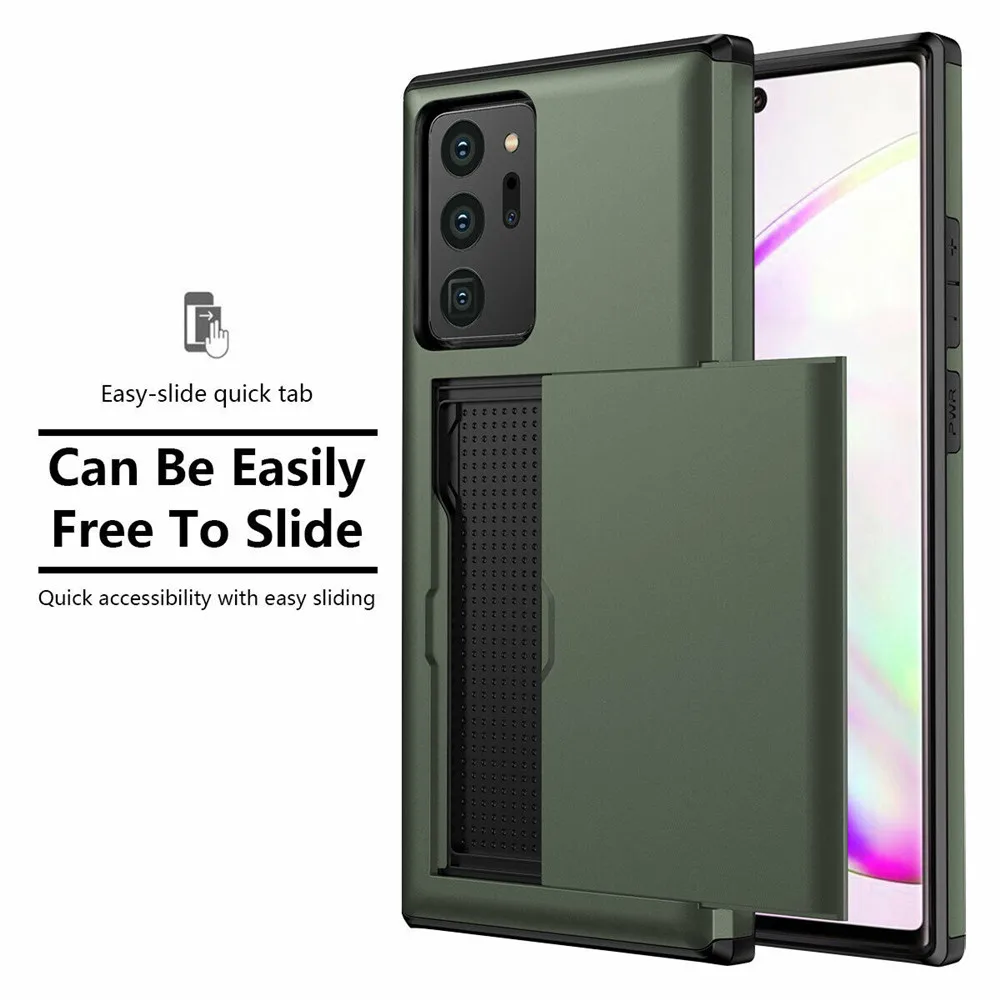 Per Samsung Galaxy Note 20 Ultra Note 20 9 8 Slot Per Schede Armatura Custodia A Portafoglio Per Samsung S20 Note 20 Ultra S10 S9 S8 Plus S7 Edge