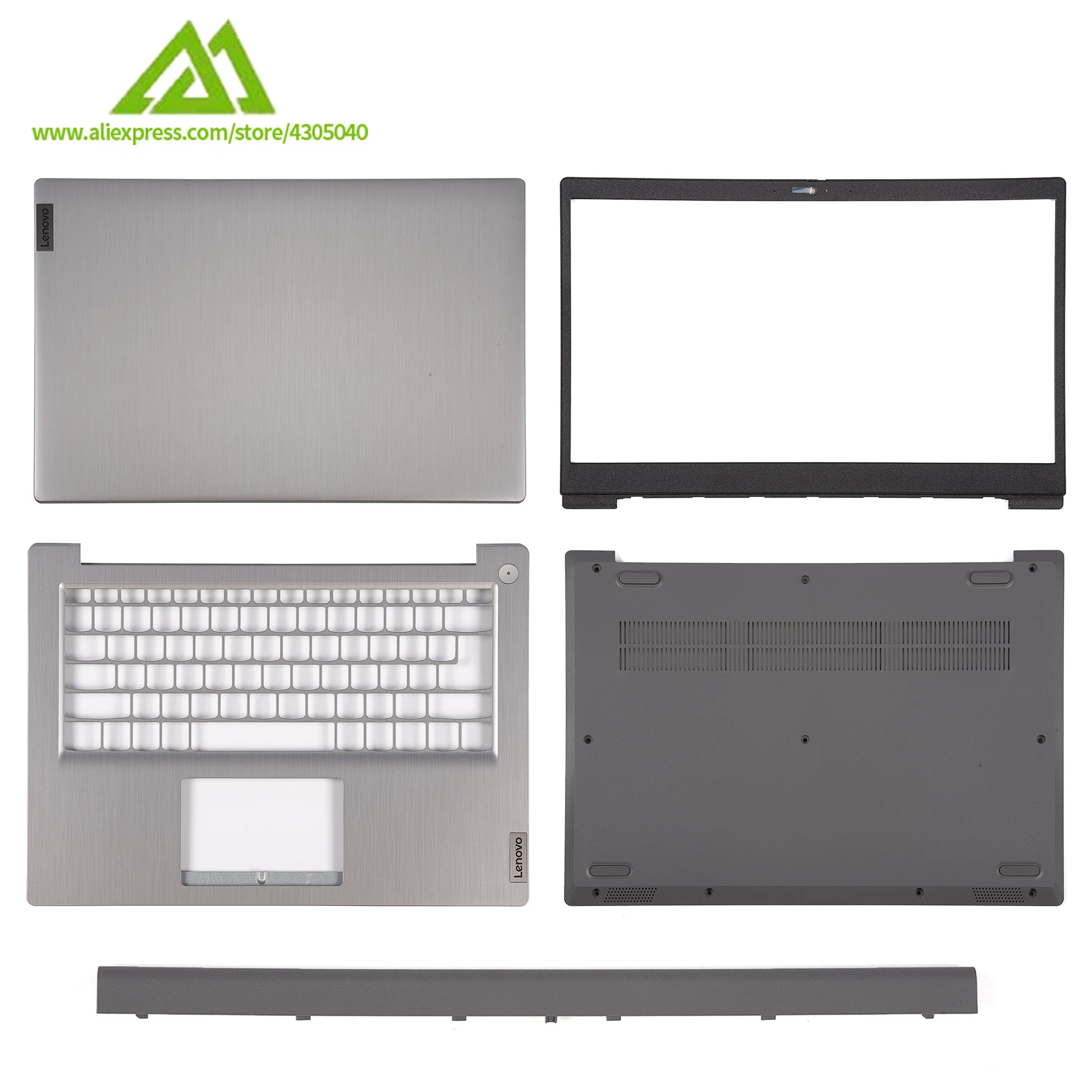New Original Lcd Back Cover/bezel/hinge Cover/palmrest/bottom Cover For Lenovo  Ideapad 3-14 3-14iil05 3-14are05 3-14iml05 Gs452 - Laptop Bags & Cases -  AliExpress
