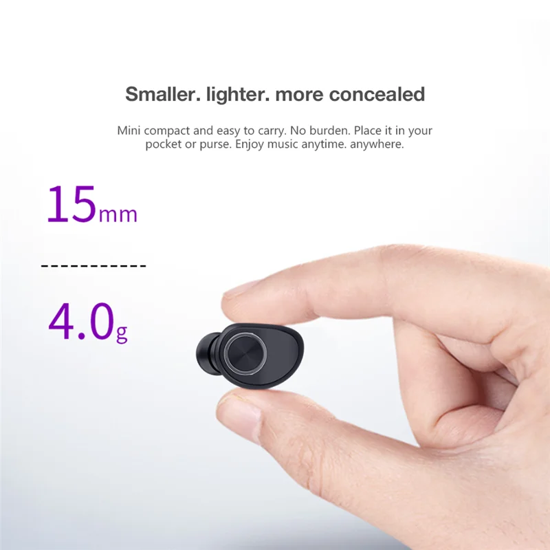 Tkey X29 Беспроводные Bluetooth 5,0 наушники водонепроницаемые спортивные наушники стерео наушники с зарядной коробкой и микрофоном