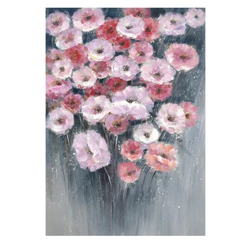 

Flower DIY Unique Gift Oil Painting Unframe Vase Acrylic Paint Home Decoration Scratch Resistant Highlight 60 * 120cm