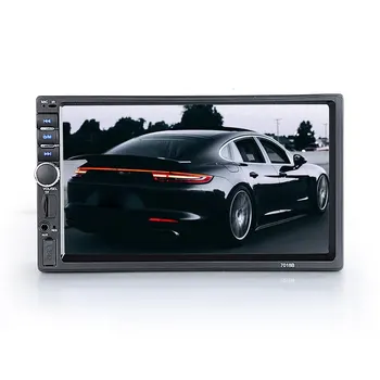 

7 inch screen car MP5 player 7018 capacitive screen Durable Support remote control Rotary volume control