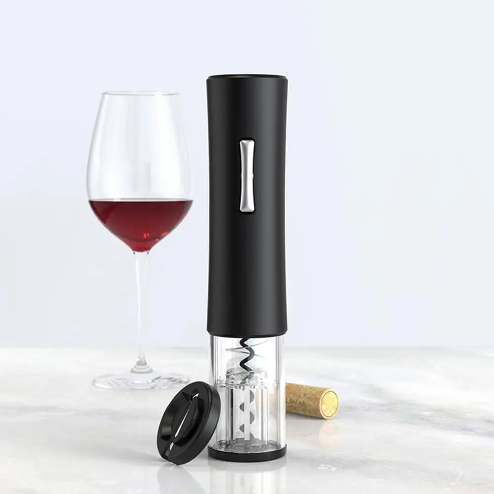 Bottle Tool Safe Practical Black Electric Opener for Red Wine Foil Cutter Openers Jar Kitchen | Дом и сад