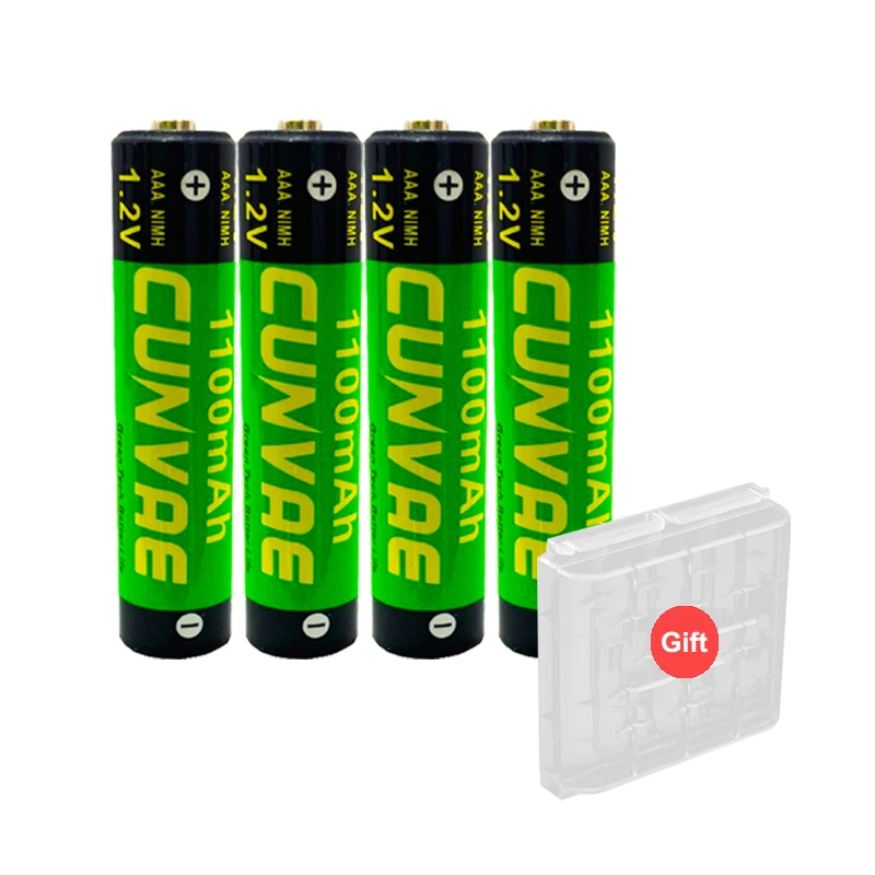 Pile rechargeable jaune Ni-MH AAA 3000mAh 3A 1.2V pour jouets MP3 RC lampe  de poche - AliExpress