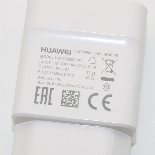 Оригинальное зарядное устройство для Huawei Mate 10 Lite 5 в 2 А и микро кабель p8 p9 p10 lite mate