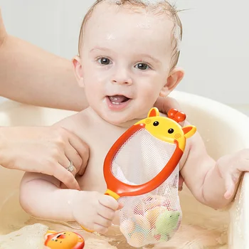 

Funny Kid's Toys New Bath Toys for Children Funny Toys Swimming Chain Baby Bath Toys Newborn Gift Water Toys