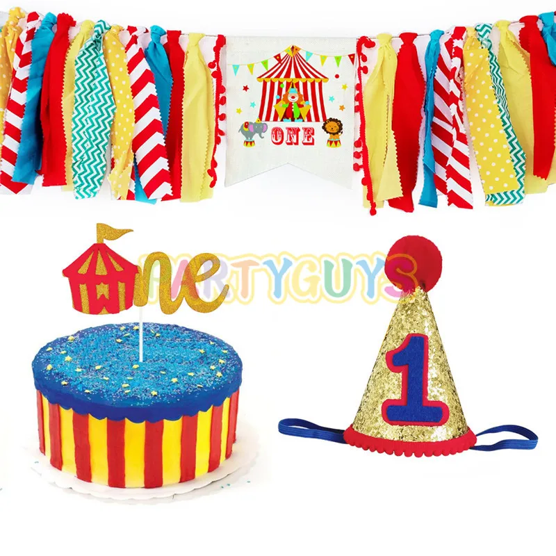Carnival Circus Theme Party 1st Birthday Party Decorations For Home