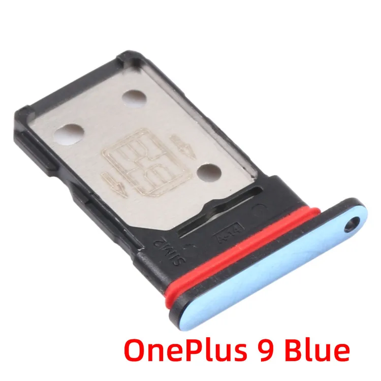 iphone mobile frame Sim Tray For Oneplus 9 Pro SIM Card Tray Replacement Parts SIM Card Slot Holder Oneplus 9, 9R Sim Card Slot aluminium frame phone Housings & Frames