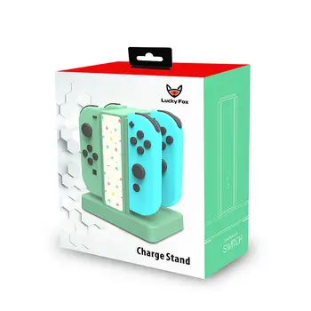 

Charger Stand Charge Grip For Nintendo Switch Animal Crossing Dock Station Cradle Chargeable Stand for Nintendo Switch JoyCon