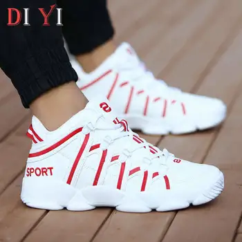 

High Top Men's Sneakers Cushioning Sports Shoes for Men Comfort Damping Basketball Shoes Sport Mens Mesh Basket Shoes Women A26