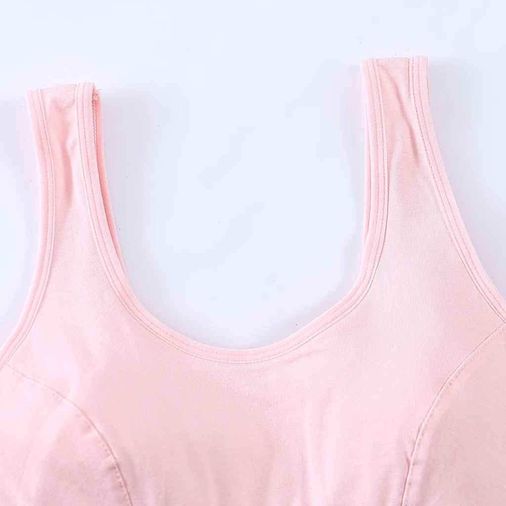 Teen Solid underwear 12 year old  Lovely Girl Training Bra Underwear Vest Top Wireless Cotton Bralette Racerback белье женское