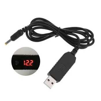 

QC 3.0 USB To 5V-12V Adjustable Voltage Step Up 4.0x1.7mm Power Cable For WiFi Router LED Lamp Blood Pressure Monitor and More