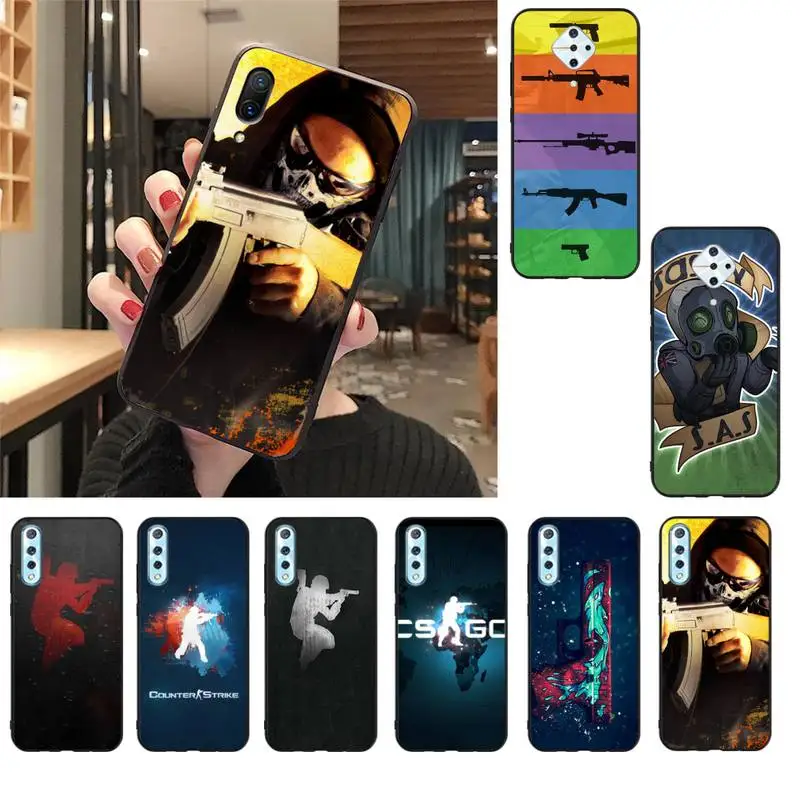 HTXian cs go наклейки мягкий чехол для телефона Vivo V17 Neo Y91C Y11 Y19 Y17 Y15 U1 U3 V11i IQOO V11 V15 Pro |