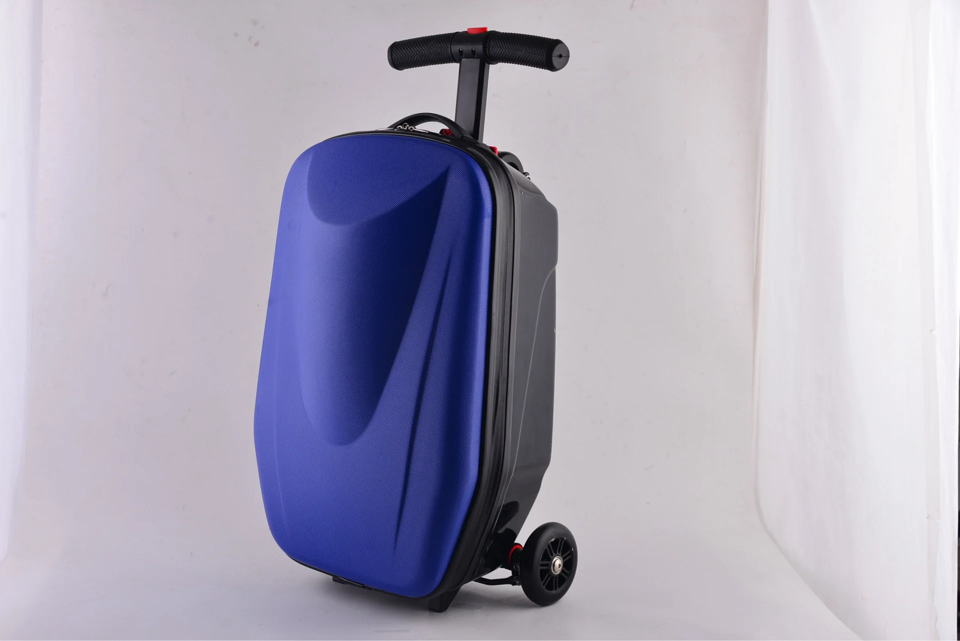 Multi-function Scooter luggage Business High-end Carry on luggage Large capacity Scooter Luggage set Suitcases and travel bags - Цвет: Синий