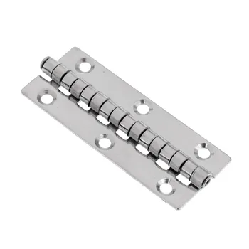 

Silver Stainless Steel Marine Boat Yacht Door Piano Hinge Deck Cabin Hardware Strong Corrosion Resistance Durable in Saltwater