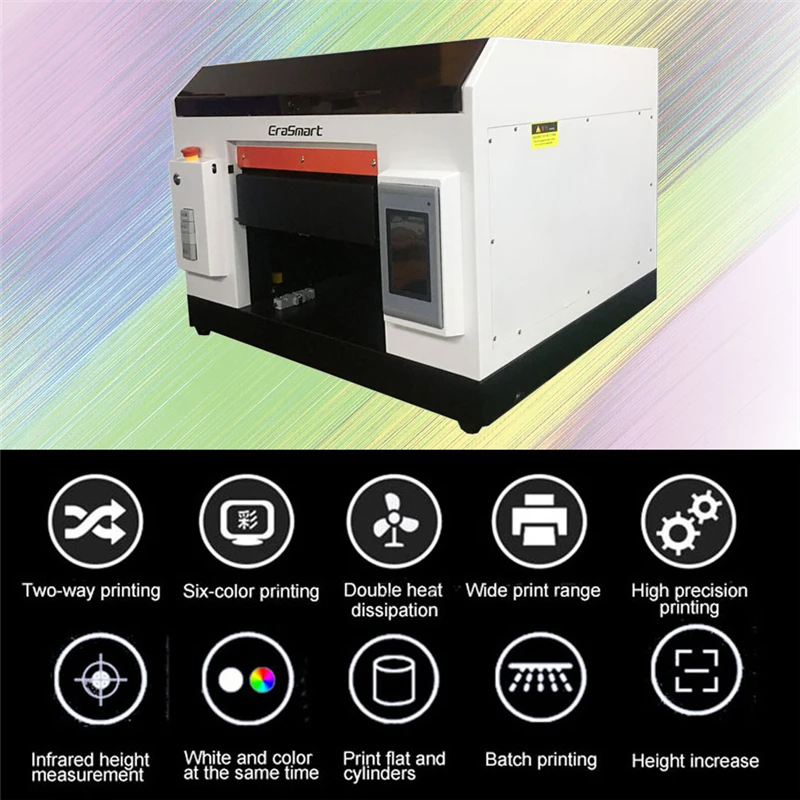 LY A33 3040 UV DTG струйный принтер сенсорный экран полностью автоматический 8 цветов Epson DX5 печатающая головка инфракрасный луч 220 В 110 В