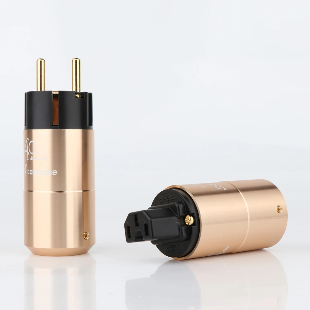 Tomada de Alimentação Amplificador e Reprodutor de Dvd Cabo de Energia Conector de Plugue Entrada de Fonte de Alimentação Acústica Schuko ac ue - Eua au - Image 2
