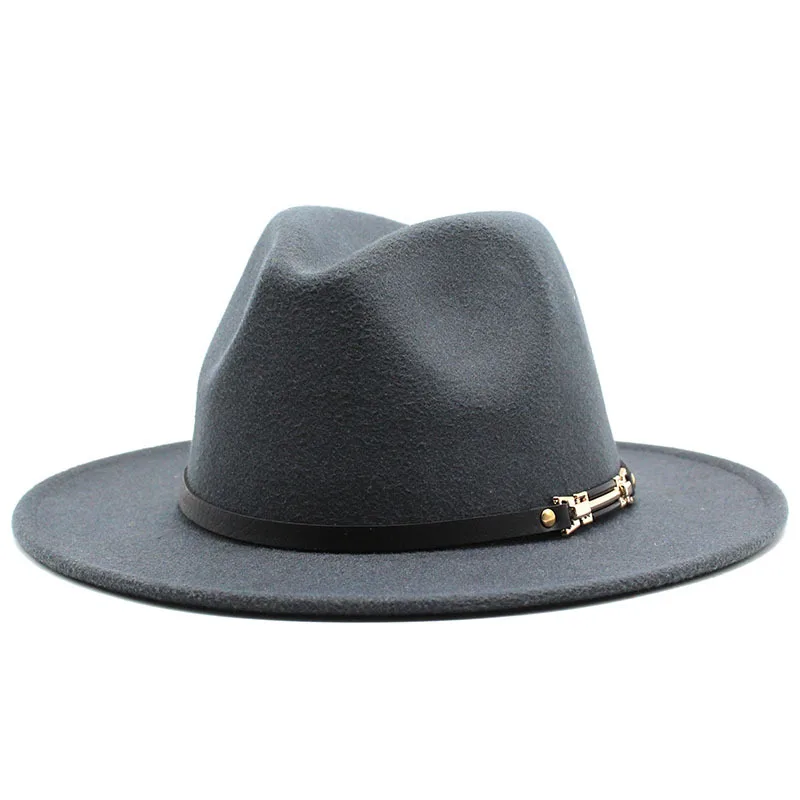 Fedora hats men's hats ladies felt jazz top belt accessories Panama shallow fedora hats шляпаженская best fedora hats