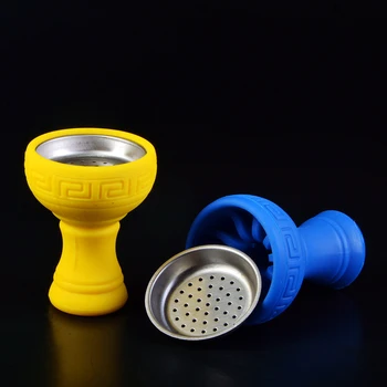 

Arab Hookah Accessories Silicone Smoke Pot Smoke Bowl Combination Hookah Bowl Chicha Shisha Hookah Narguile Completo Waterpijp