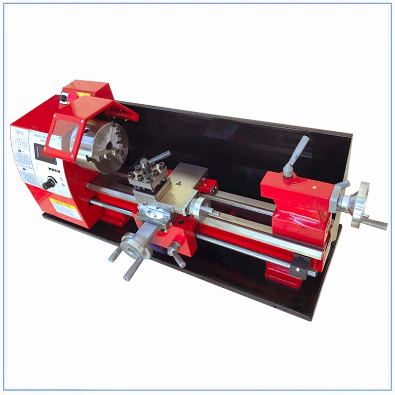 Metal Lathe 1100W Brushless Motor WM 210v400 Mini 38mm Spindle Hole 125mm Chuck