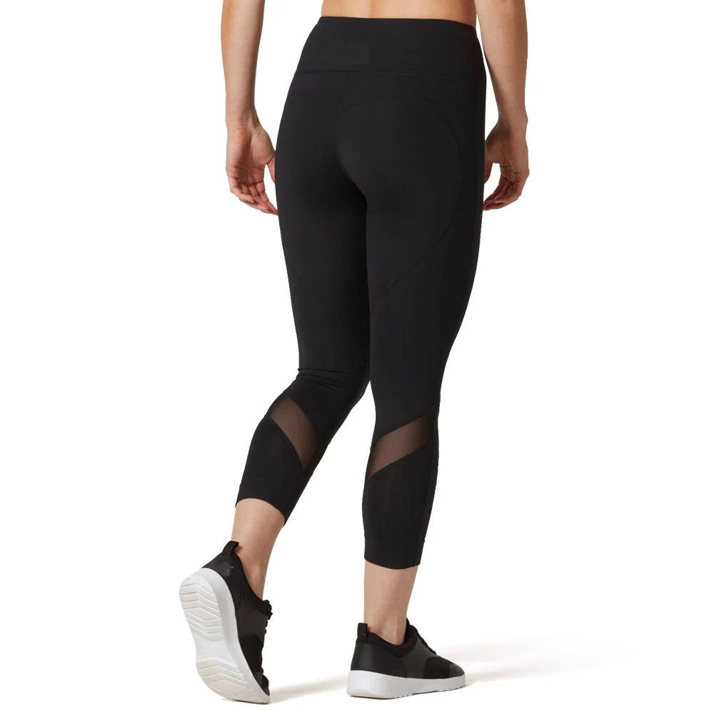Vutru Mallas Deporte Mujer колготки для бега серые штаны йоги капри эластичные женские