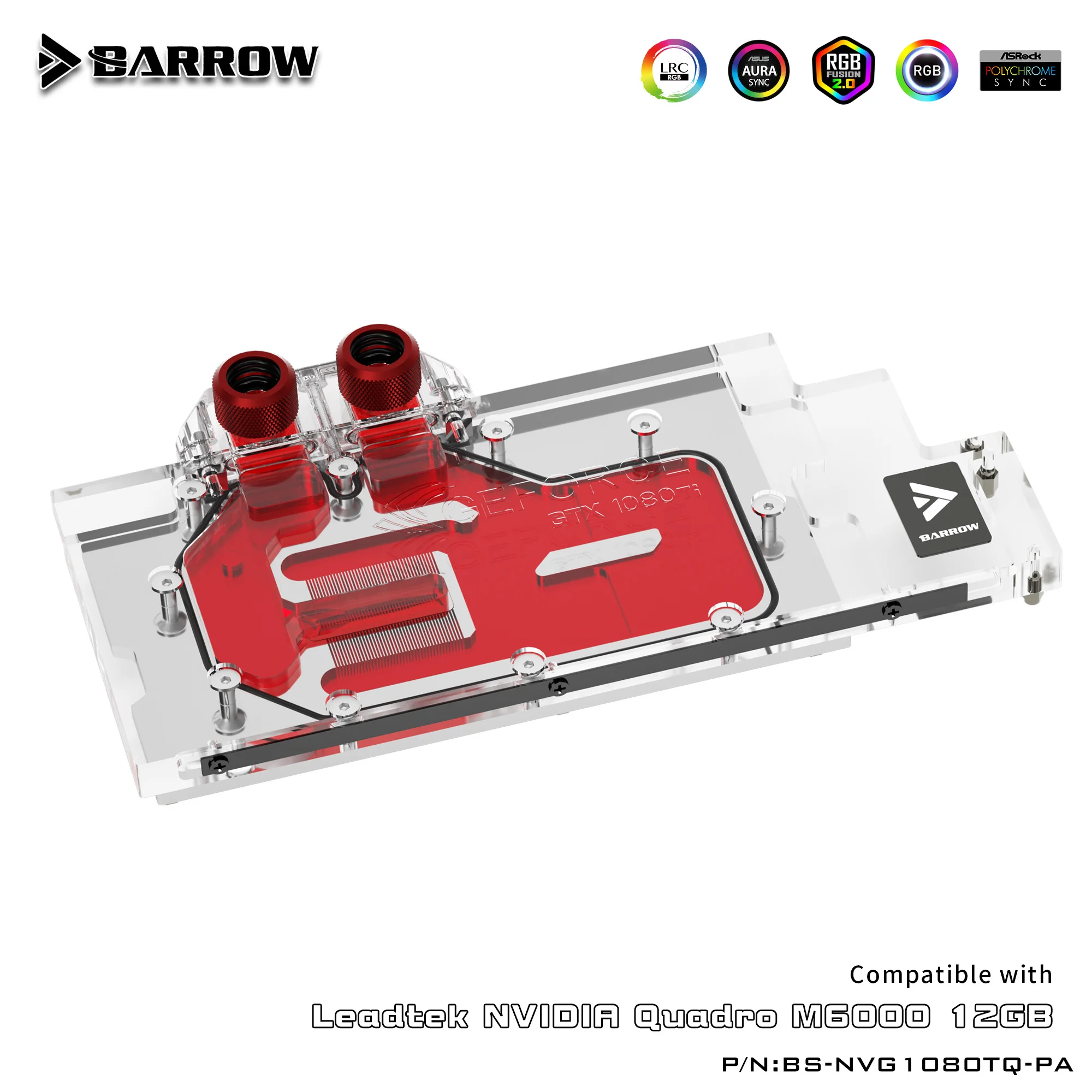 Курган водяного блок использовать для Leadtek NVIDIA Квадро M6000 12 Гб/Leadtek GTX1080Ti/Поддержка