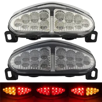 

Chrome Led Integrated Blinker Taillight Tail Turn Signals Light For KAWASAKI Ninja 650R EX650 ER6 ER-6N ER-6F 2009 2010 2011