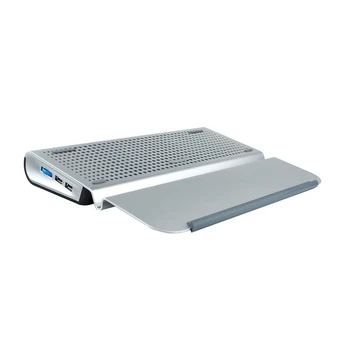 

17.3-Inch Desktop Cooling Base Aluminum Notebook Cooler for MacBook Ultrabook Computer Stand Mobile Phone Cooling
