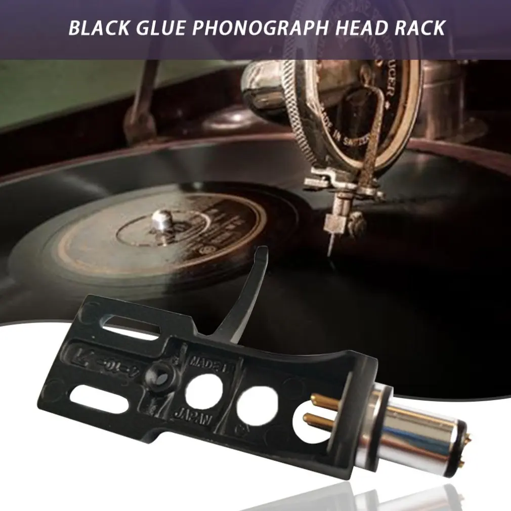 

Vinyl Record Player Head Holder Phono Player Audio Accessories Gold-Plated Contacts With A Connector Cable
